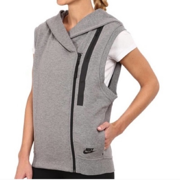 Nike Jackets & Blazers - Nike women’s Tech Fleece Hooded Sport Casual Vest
